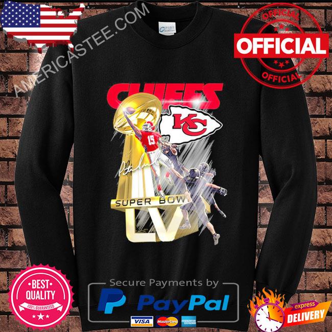 Kansas City Chiefs Patrick Mahomes Super Bowl Trophy T-Shirt - TeeNavi