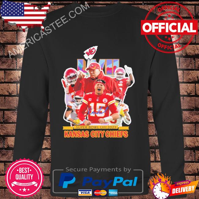 Shirts  Chiefs Super Bowl Lvii Long Sleeve Logo Jersey Tshirt