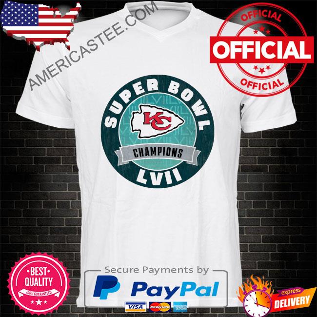 Super Bowl LVII Champions Kansas City Chiefs Logo Green Shirt