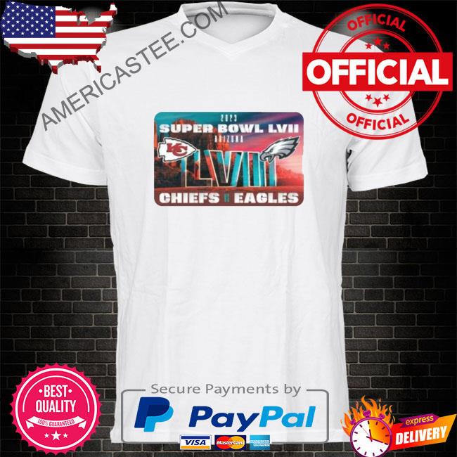 Kansas City Chiefs Vs. Philadelphia Eagles Super Bowl LVII Matchup Three-Pack Shirt