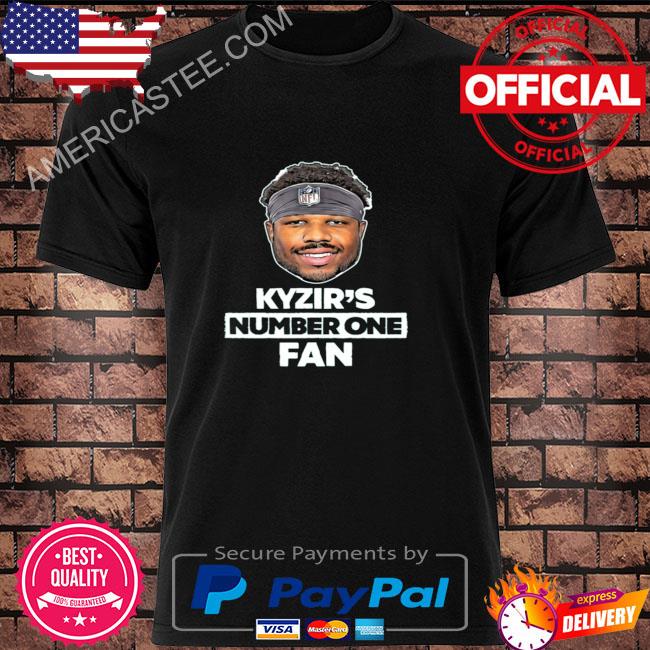Kyzir white number one fan shirt