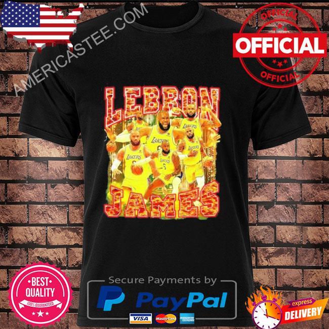 LEBRON JAMES VINTAGE STYLE T-SHIRT