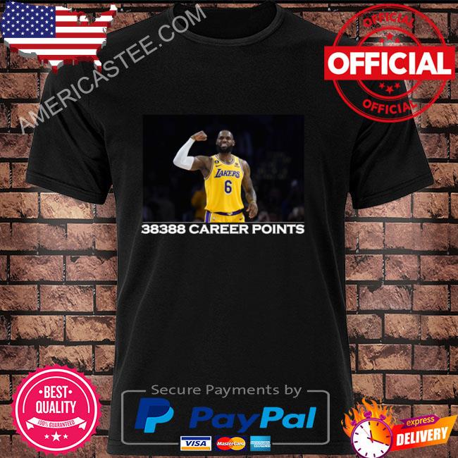Lebron James Career Points Leader Los Angeles Basketball Fan Shirt