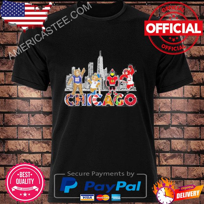 Mascot Chicago skyline 2023 shirt