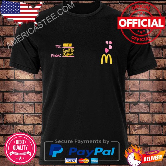 McDonald's × Cardi B & Offset BLACK TEE-