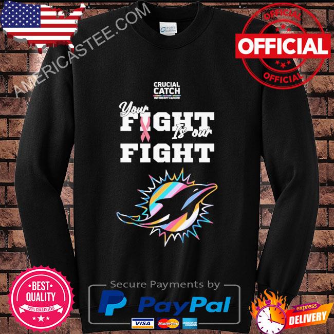 Crucial Catch Intercept Cancer Miami Dolphins 2023 shirt, hoodie, sweater,  long sleeve and tank top