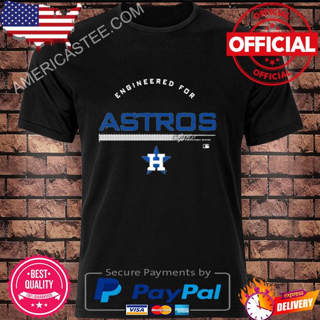 Mlb orange houston astros team engineered performance shirt