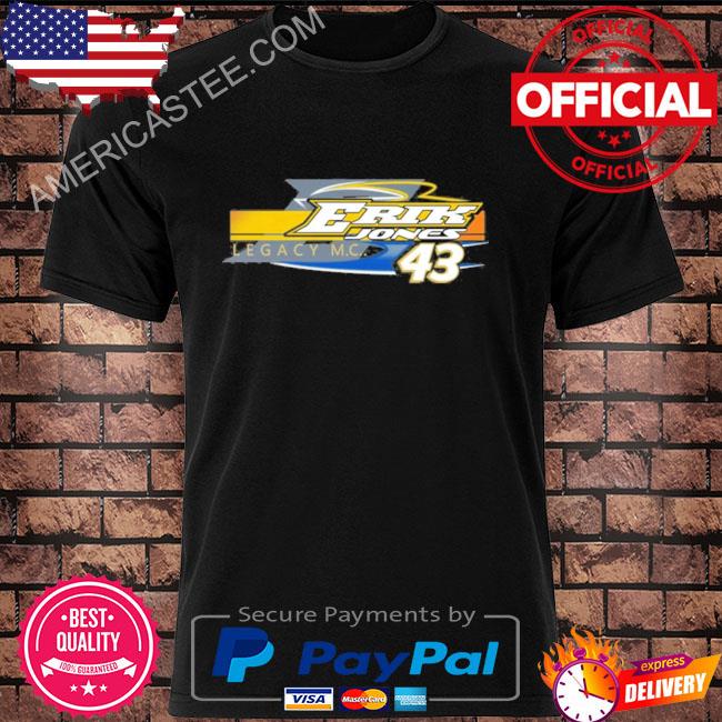 Nascar erik jones legacy 43 motor club team collection blue car shirt,  hoodie, sweater, long sleeve and tank top