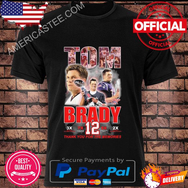 Thank You Tom Brady Shirt Tom Brady Patriots T-shirt Brady 