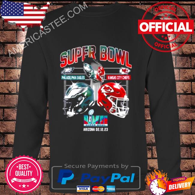 NFL Super Bowl 2023 Between Philadelphia Eagles And Kansas City Chiefs  matchup T-shirt - Kaiteez