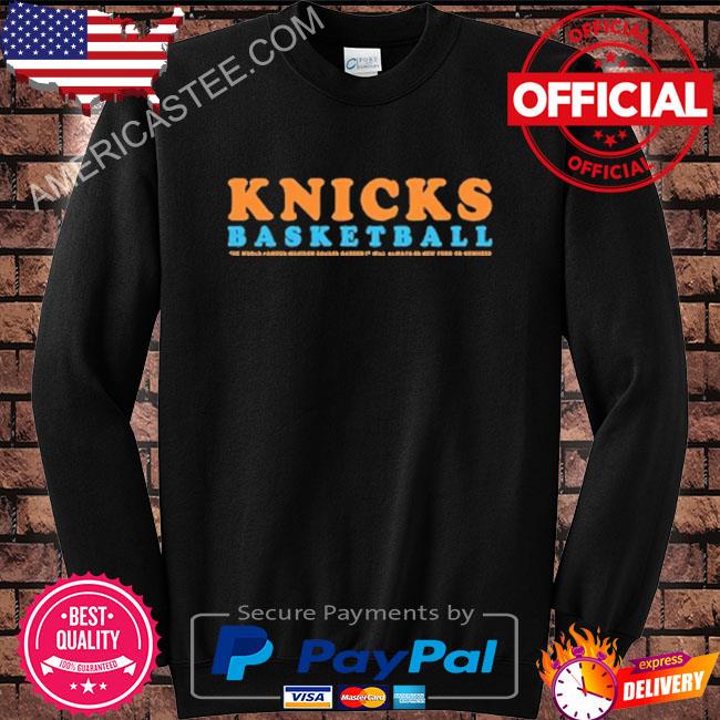 knicks basketball sweater