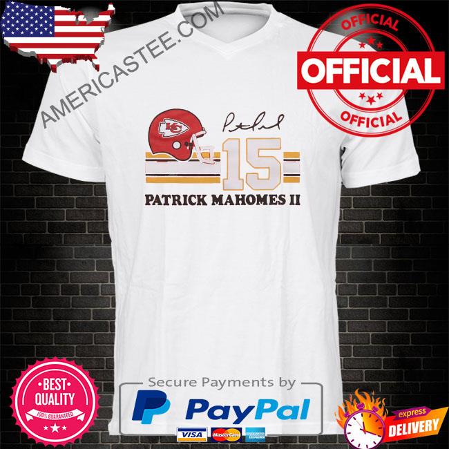 Official Chiefs Patrick Mahomes II #15 signature Shirt
