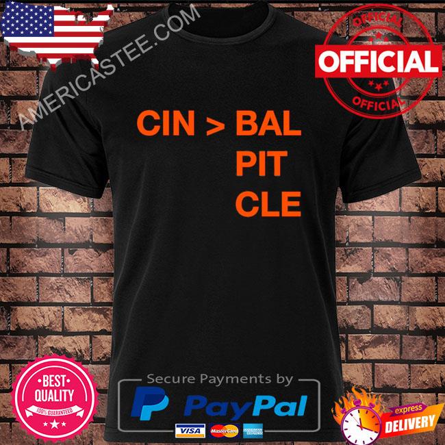 Official Cincinnati bengals con ball pit cle shirt