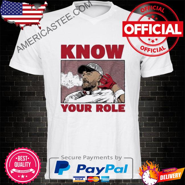 Official Kansas city Chiefs travis kelce know your role 2023 shirt