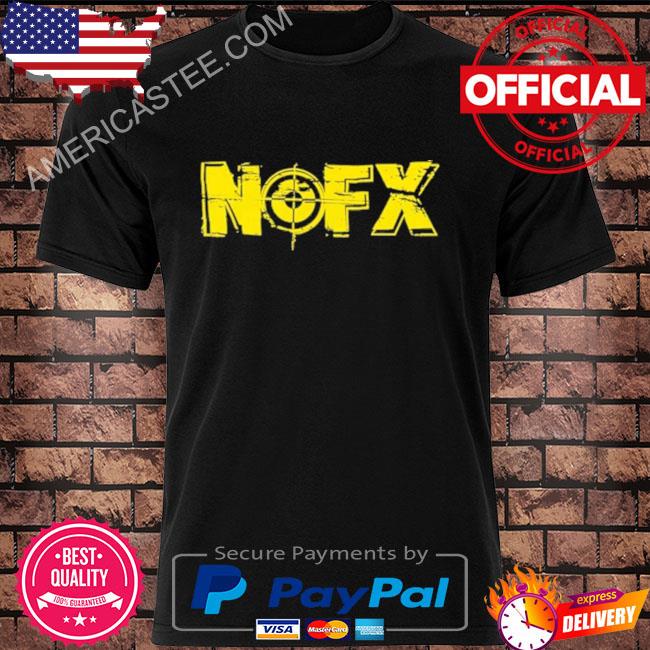 Official nofx bullseye black shirt