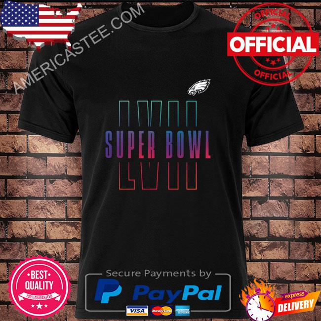 Official Philadelphia eagles fanatics branded super bowl lvii open sky shirt