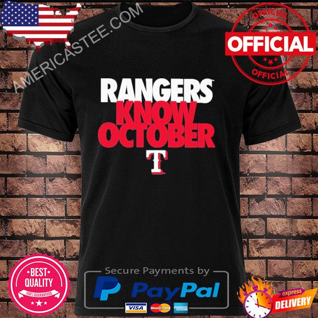 Official Rangers know october shirt