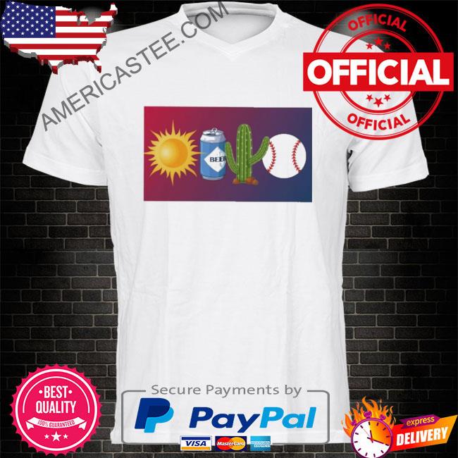Official Sun beer cactus baseball shirt
