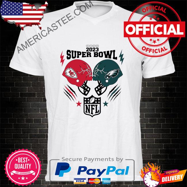 Official Super bowl 2023 philadelphia eagles vs Kansas city chiefs shirt
