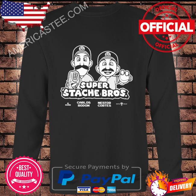 Official super 'stache Bros carlos rodon nestor cortes T-shirt, hoodie,  sweater, long sleeve and tank top