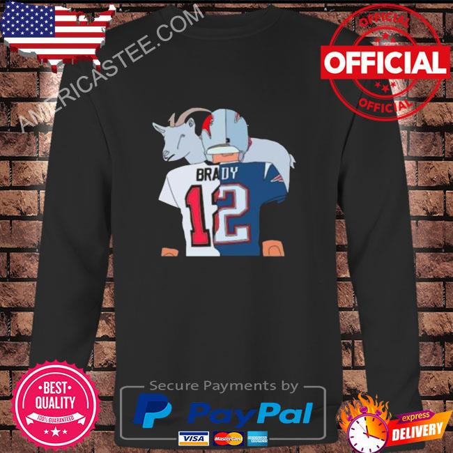 Tom Brady Goat Split Patriots Buccaneers 2023 Shirt,Sweater