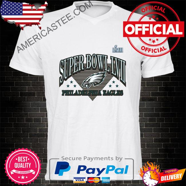 Philadelphia Eagles Super Bowl LVII Triangle Strategy Raglan Big Tall T-Shirt