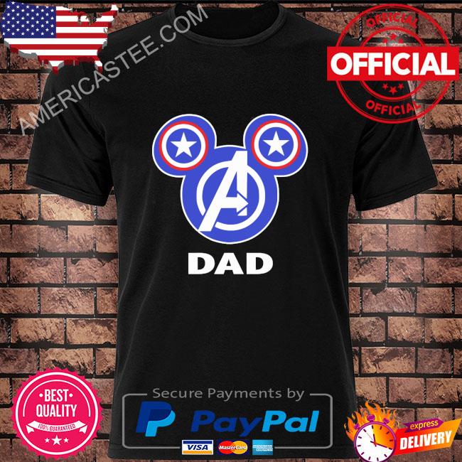 Premium Disney mickey ears of avengers dad shirt