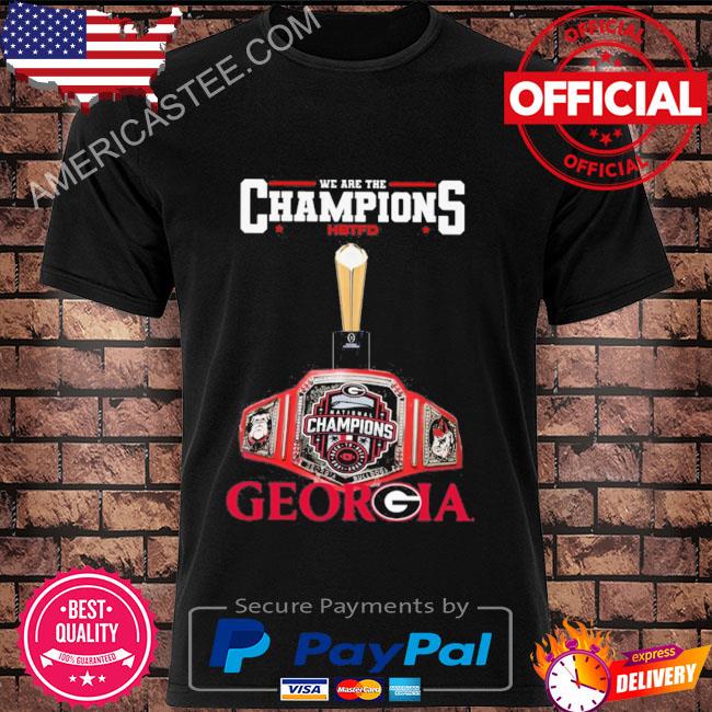 Premium Georgia bulldogs we are the champions 2023 shirt