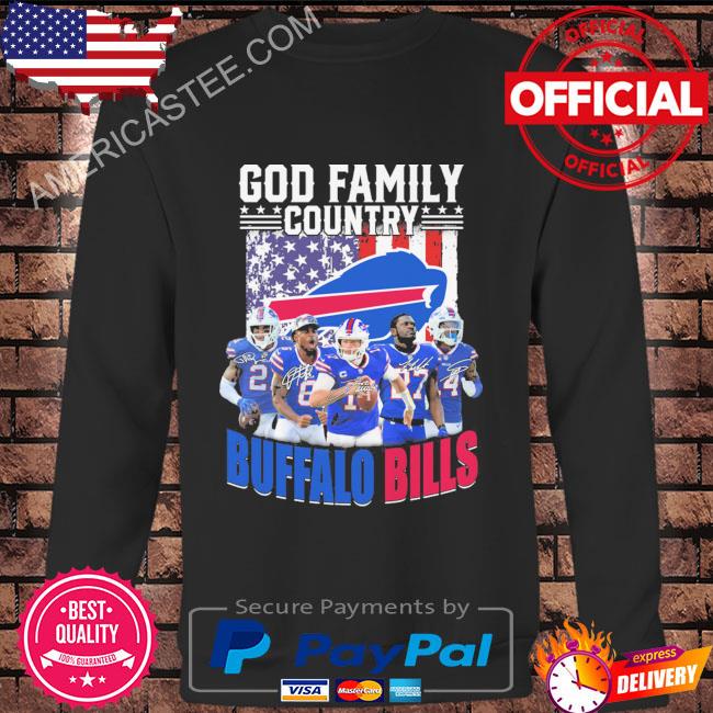 Premium God first family second then Buffalo Bills 2023 American