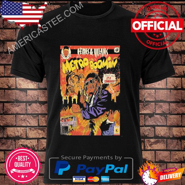 Premium Heroes & villains metro boomin don't call it a comeback-portrait shirt