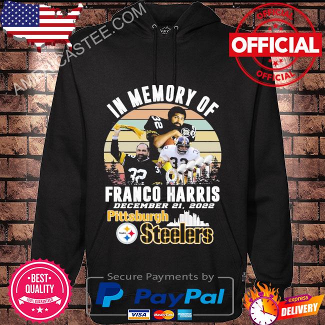 Premium In memory of Franco Harris Pittsburgh Steelers vintage