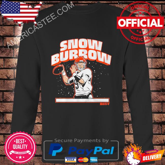 Joe Burrow Snow Burrow shirt, hoodie, sweater, long sleeve and tank top