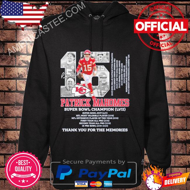 Official 2023 patrick mahomes 15 of Kansas city Chiefs NFL Football T-shirt,  hoodie, sweater, long sleeve and tank top