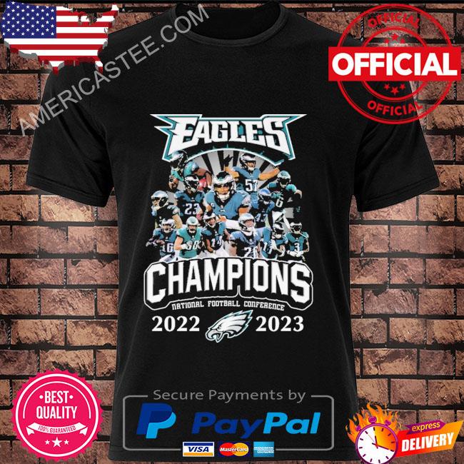 Philadelphia Eagles Champions national football conference 2022-2023 logo  T-shirt, hoodie, sweater, long sleeve and tank top