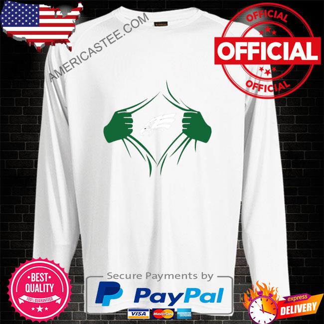 Superman philadelphia eagles american flag shirt, hoodie, sweater