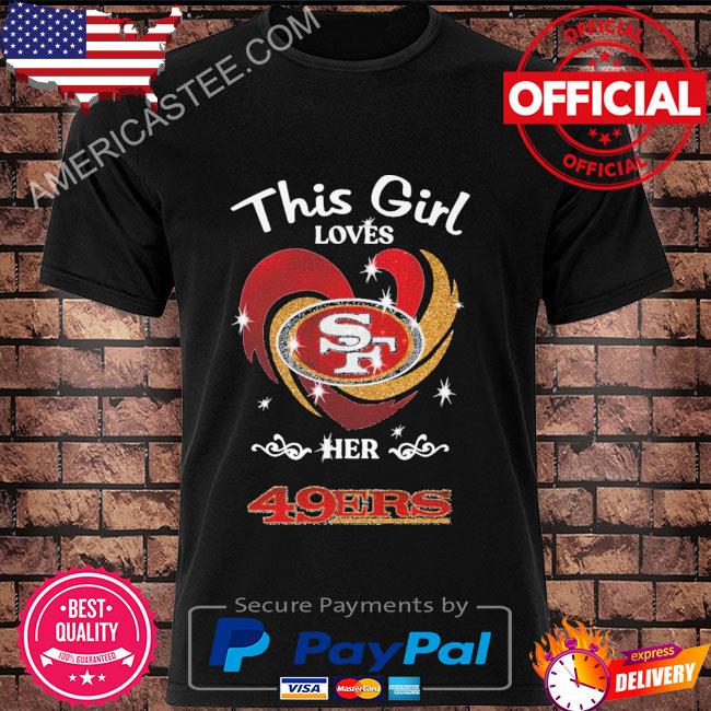 San Francisco 49Ers Heart T-Shirt, Tshirt, Hoodie, Sweatshirt