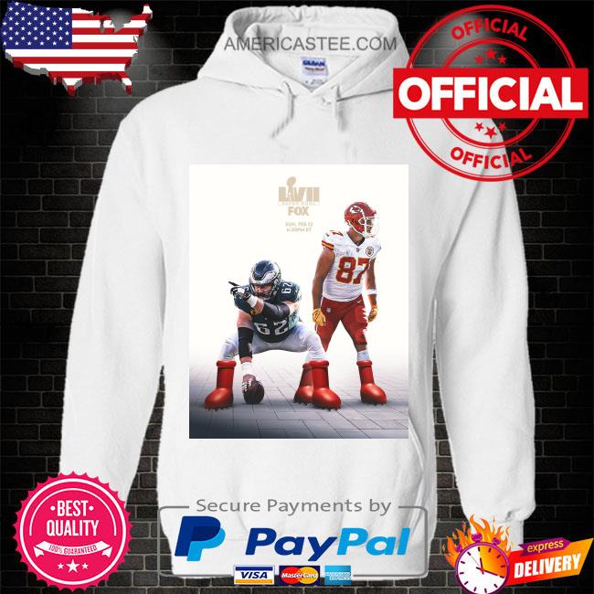 Super bowl lvii philadelphia eagles and Kansas chief the mschf big red boots  T-shirt - REVER LAVIE