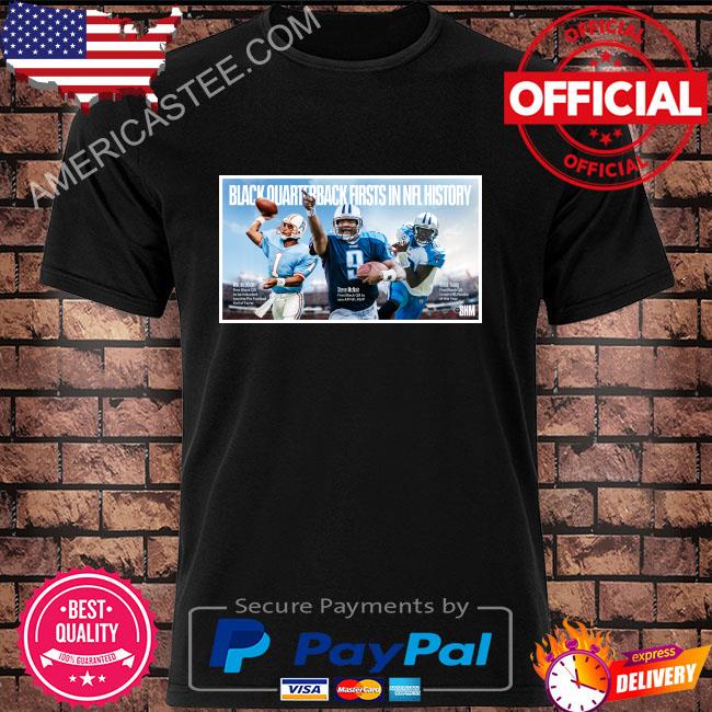 Tennessee Titans Black quarterback firsts in NFL history Warren Moon Steve  McNair Vince Young shirt, hoodie, sweater, long sleeve and tank top