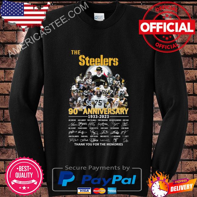 Pittsburgh Steelers 90 Season 1933 2023 Memories T Shirt - Growkoc