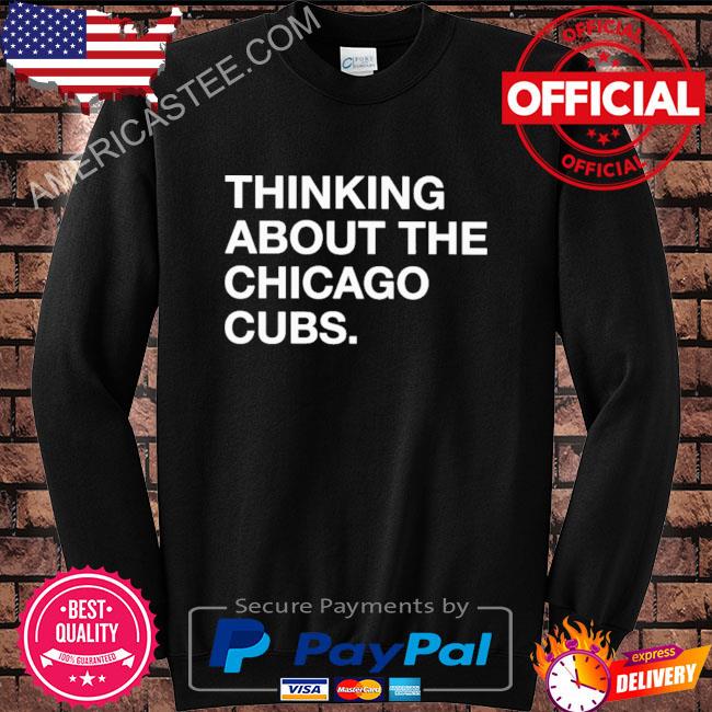 black chicago cubs shirt