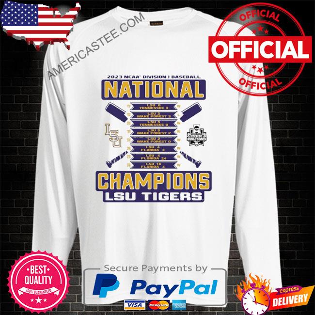 LSU Tigers 2023 NCAA World Series Champions Baseball Jersey shirt, hoodie,  sweater, long sleeve and tank top