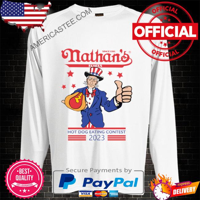 Joey Chestnut Tshirt Nathan's Hot Dog Eating Contest Tshirt Joey Chestnut  2023 Shirt Best 4Th Of July Shirt - Laughinks