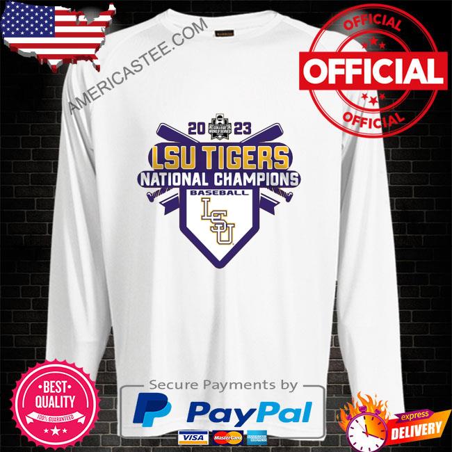 Men's LSU Tigers 2023 National Champions Gold Jersey -   Worldwide Shipping