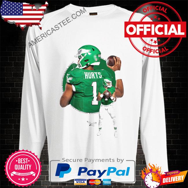 Philadelphia eagles 01 hurts kelly green meets the lockscreen shirt,  hoodie, sweater, long sleeve and tank top