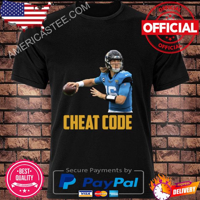 Trevor lawrence cheat code jacksonville football fan shirt, hoodie,  sweater, long sleeve and tank top