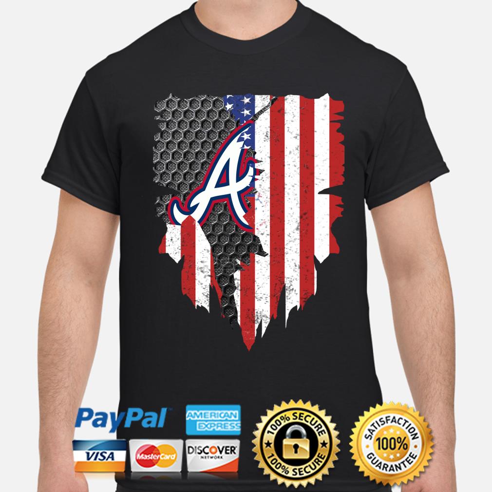 Official Atlanta Braves A logo American Flag Shirt, hoodie, sweater, long  sleeve and tank top