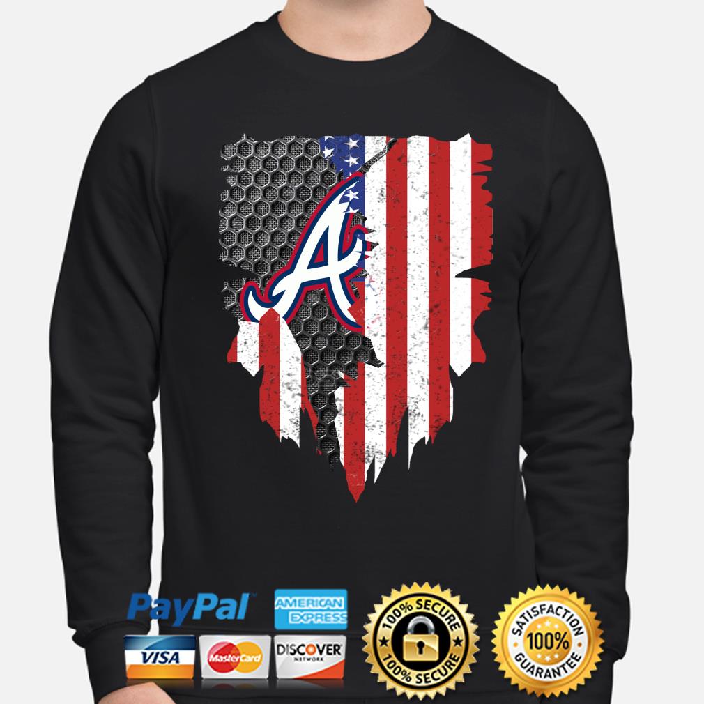 Atlanta Braves American flag 4th of July shirt, hoodie, sweater, long  sleeve and tank top