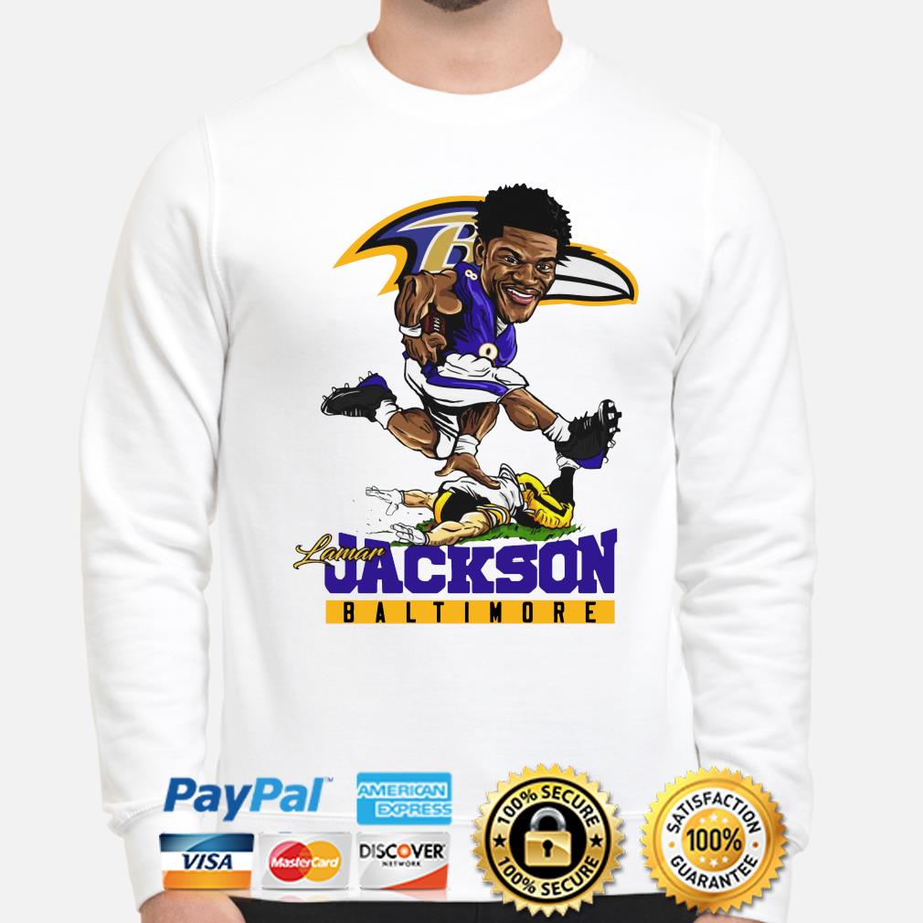 Funny jumping Lamar Jackson Baltimore Ravens shirt, hoodie, sweater, long  sleeve and tank top