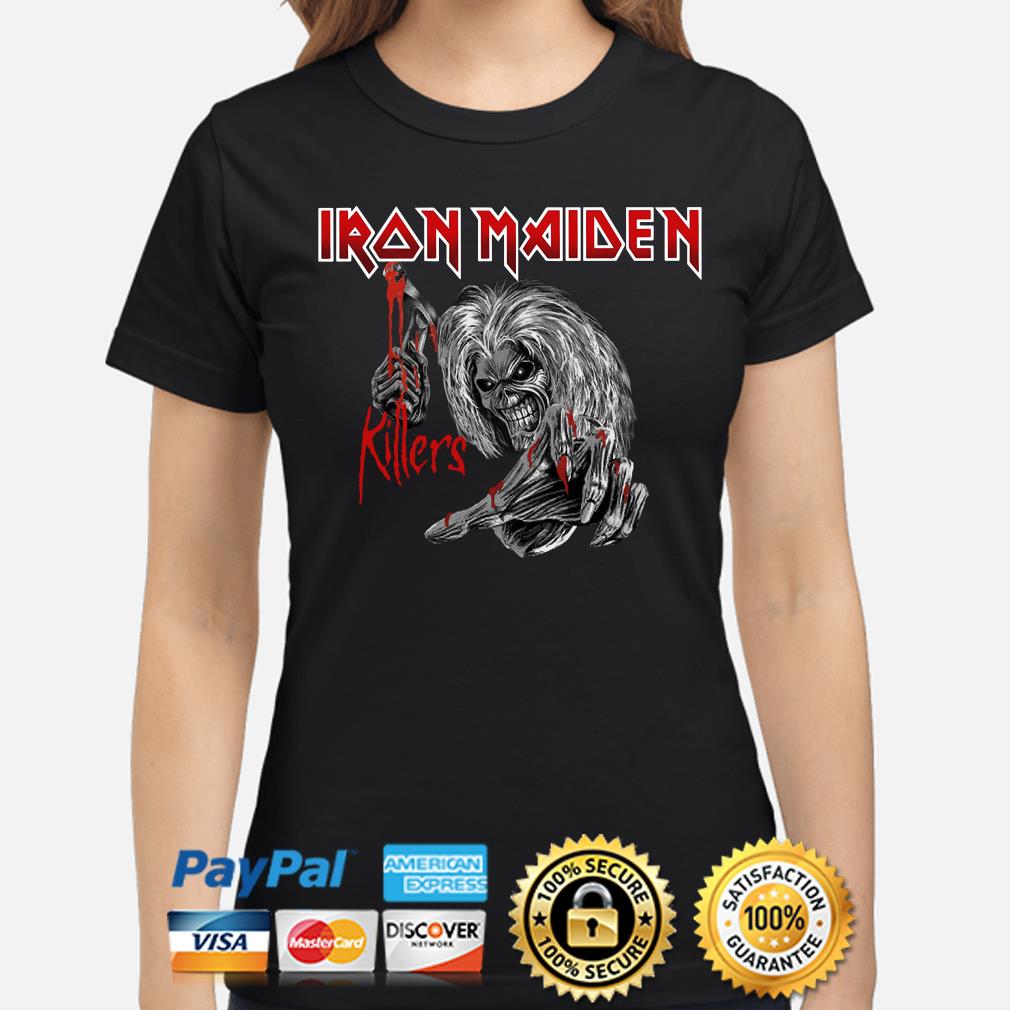 Iron Maiden - Killers World Charcoal - T-Shirt