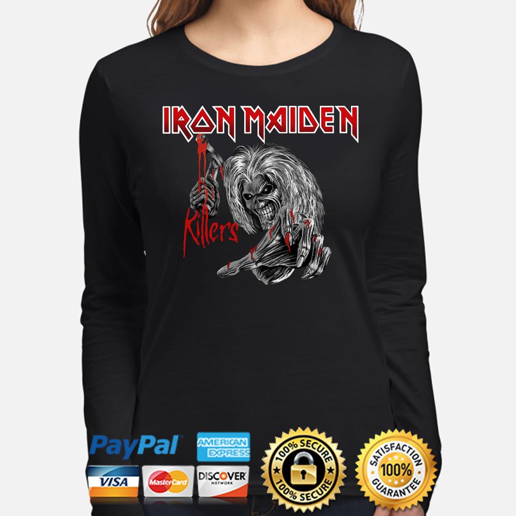 Iron Maiden - Killers World Charcoal - T-Shirt